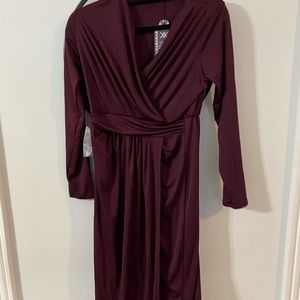 Lingo vestido color burgundy